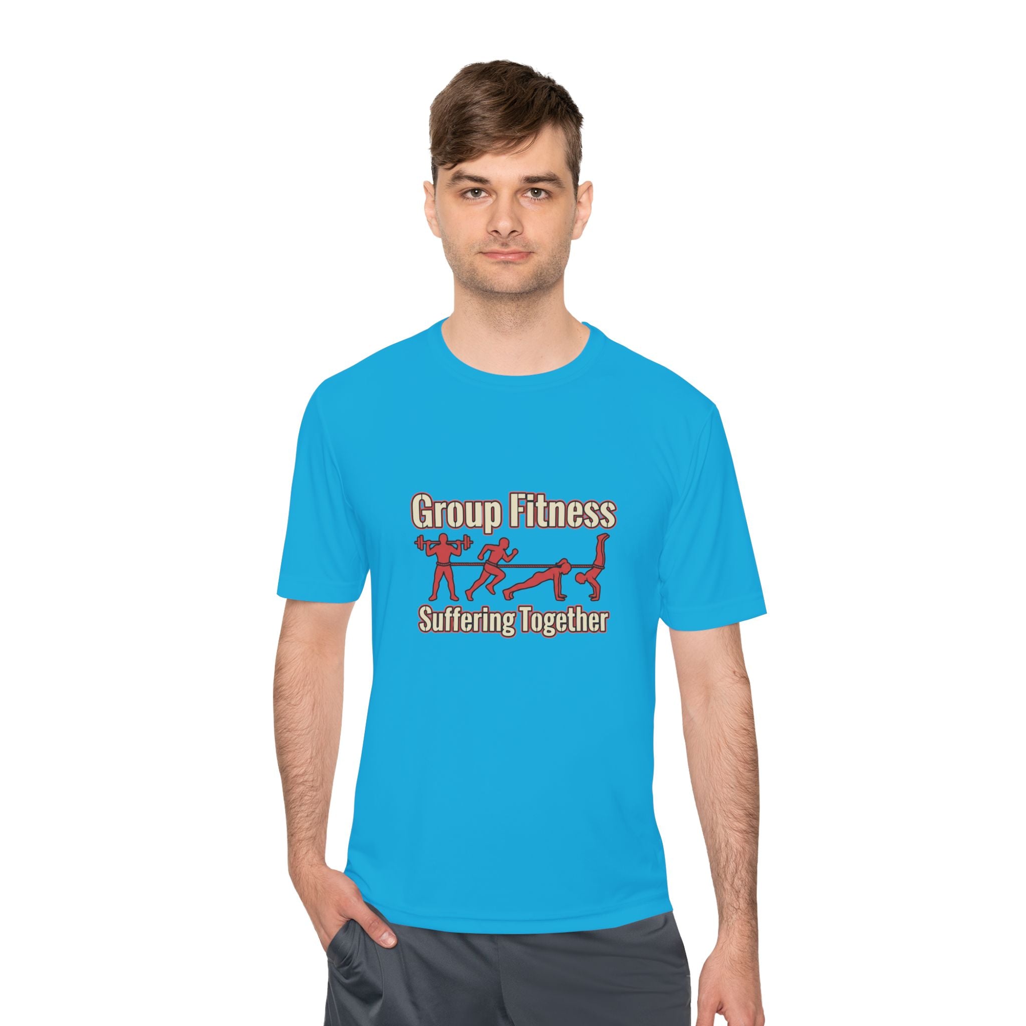 Group Fitness Suffering Together Unisex Moisture Wicking Tee
