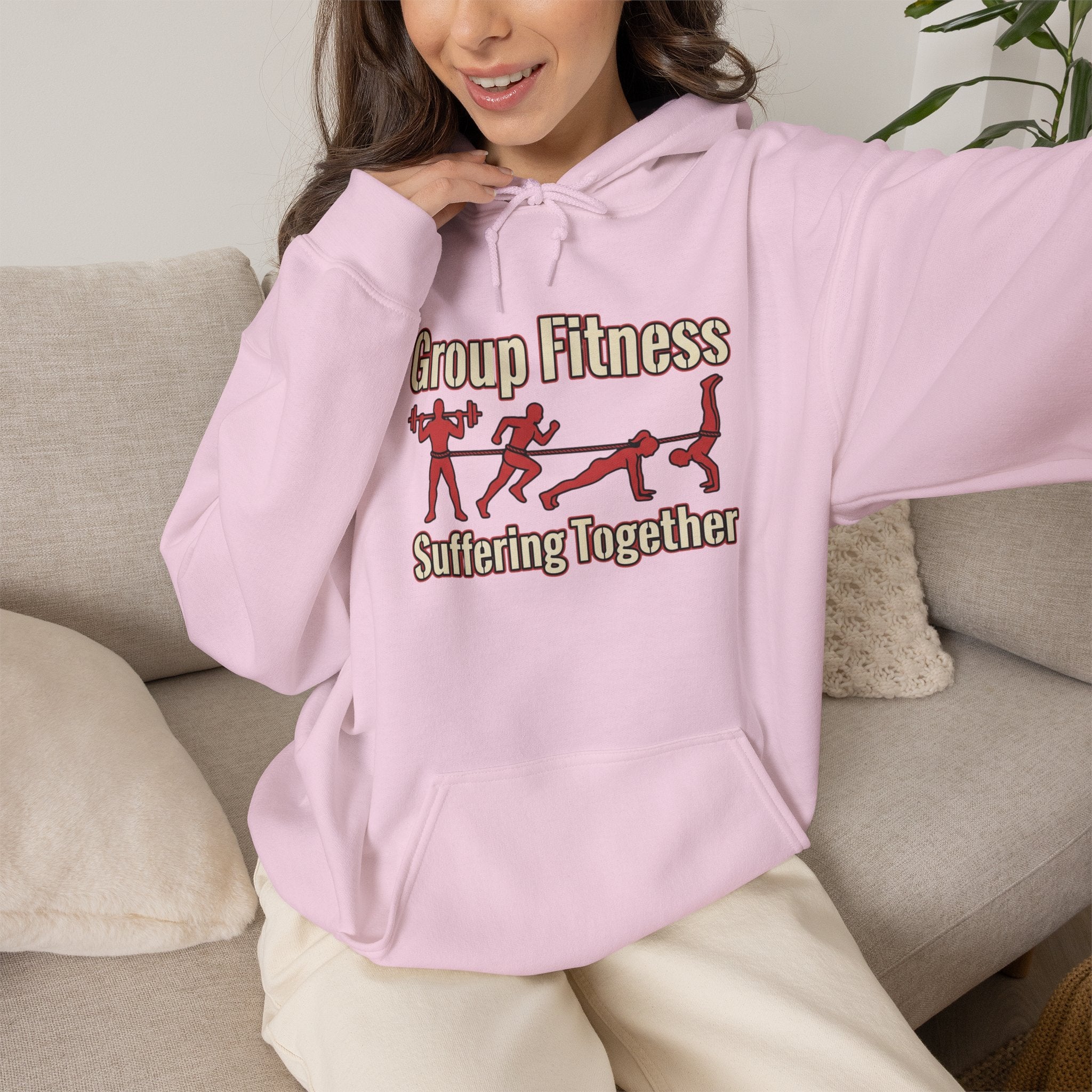 Group Fitness Suffering Together Unisex Heavy Blend™ Hooded Sweatshirt