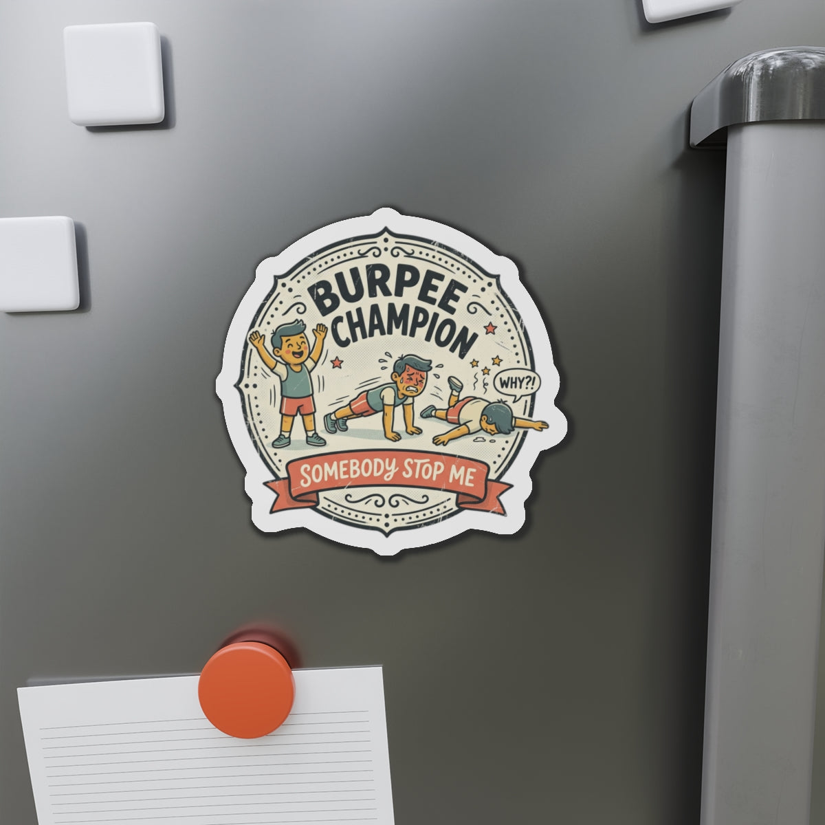 Burpee Champion Die-Cut Magnets