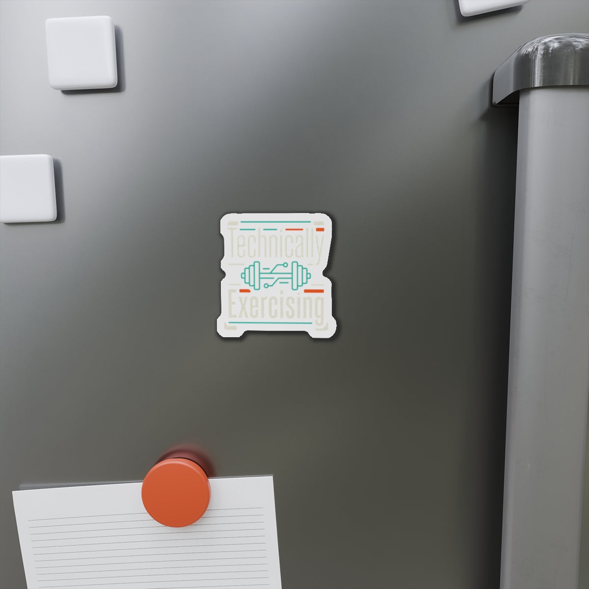 Technically Exercising Die-Cut Magnets