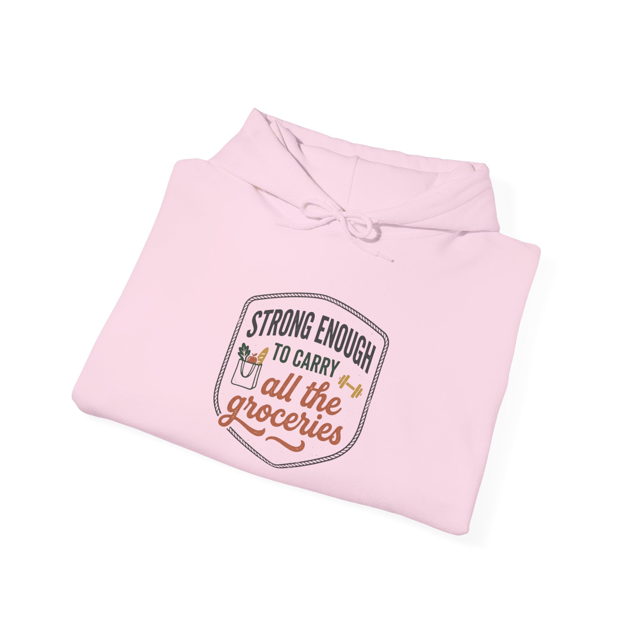 Strong Enough to Carry All the Groceries Unisex Heavy Blend™ Hooded Sweatshirt