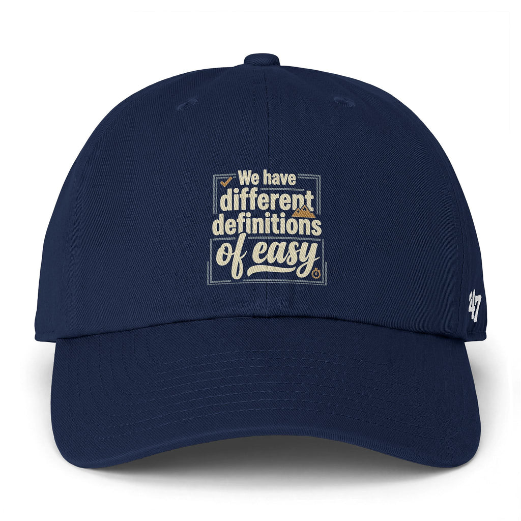 We Have Different Definitions of Easy Clean Up Cap