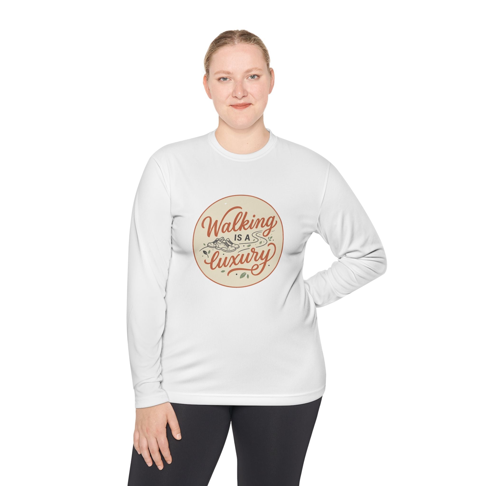 Walking is a Luxury Unisex Lightweight Long Sleeve Tee