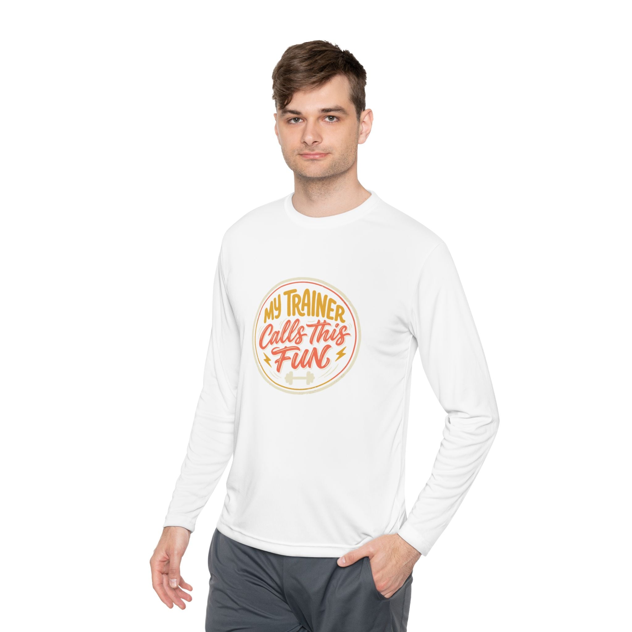 My Trainer Calls This Fun Unisex Lightweight Long Sleeve Tee