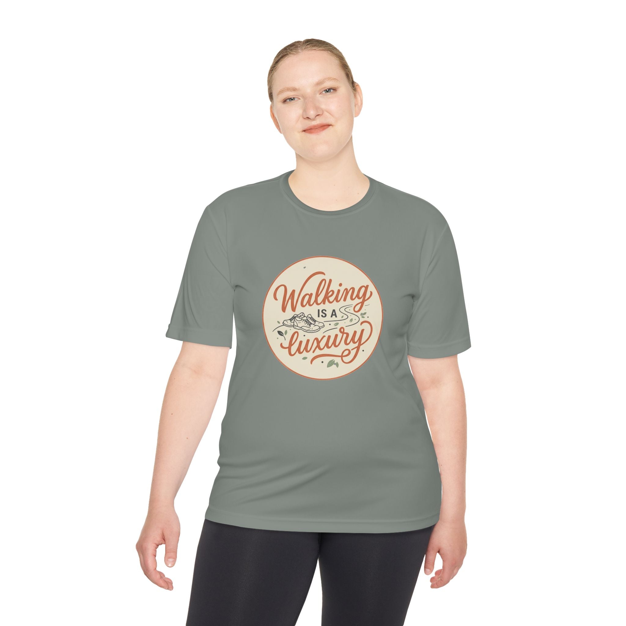Walking is a Luxury Unisex Moisture Wicking Tee