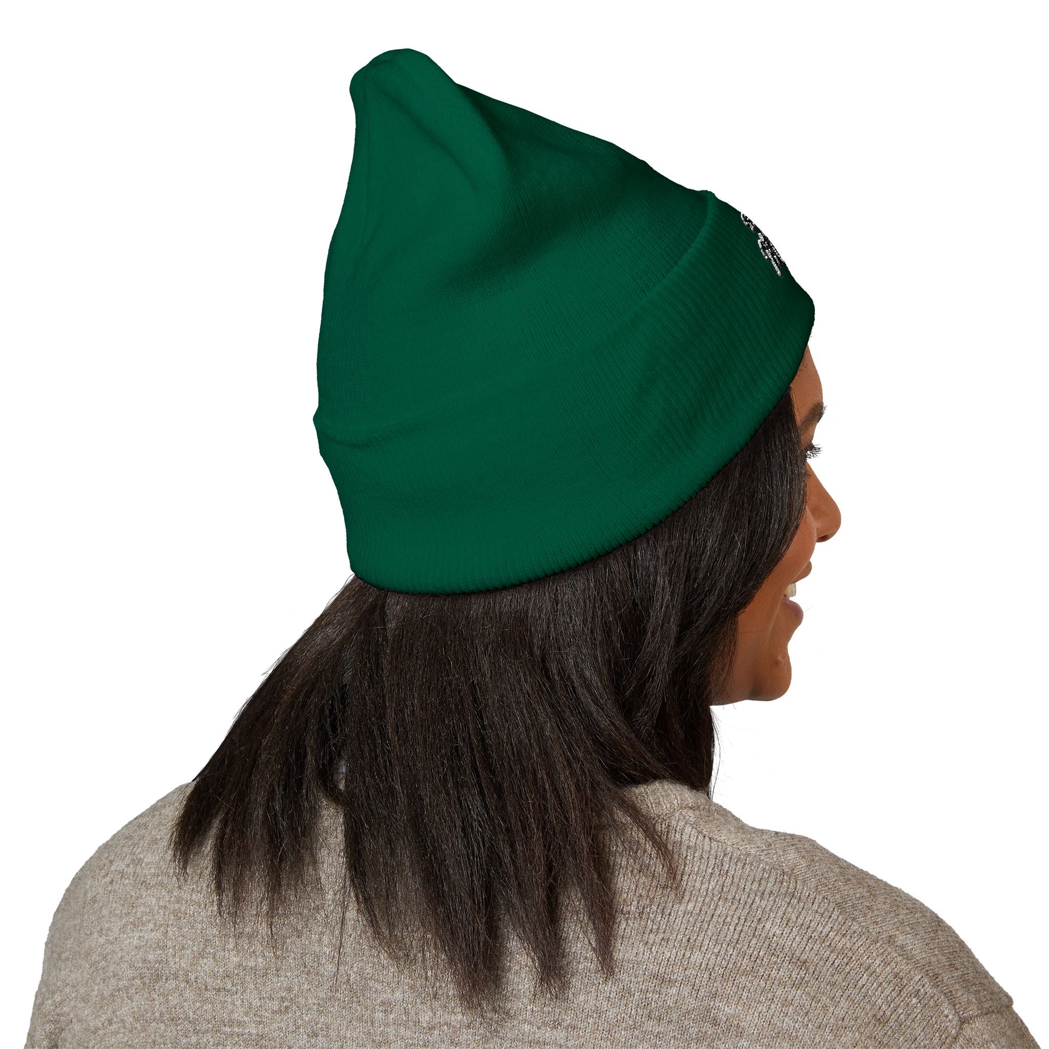 Here for a Mediocre Time Classic Cuffed Beanie (Embroidery)