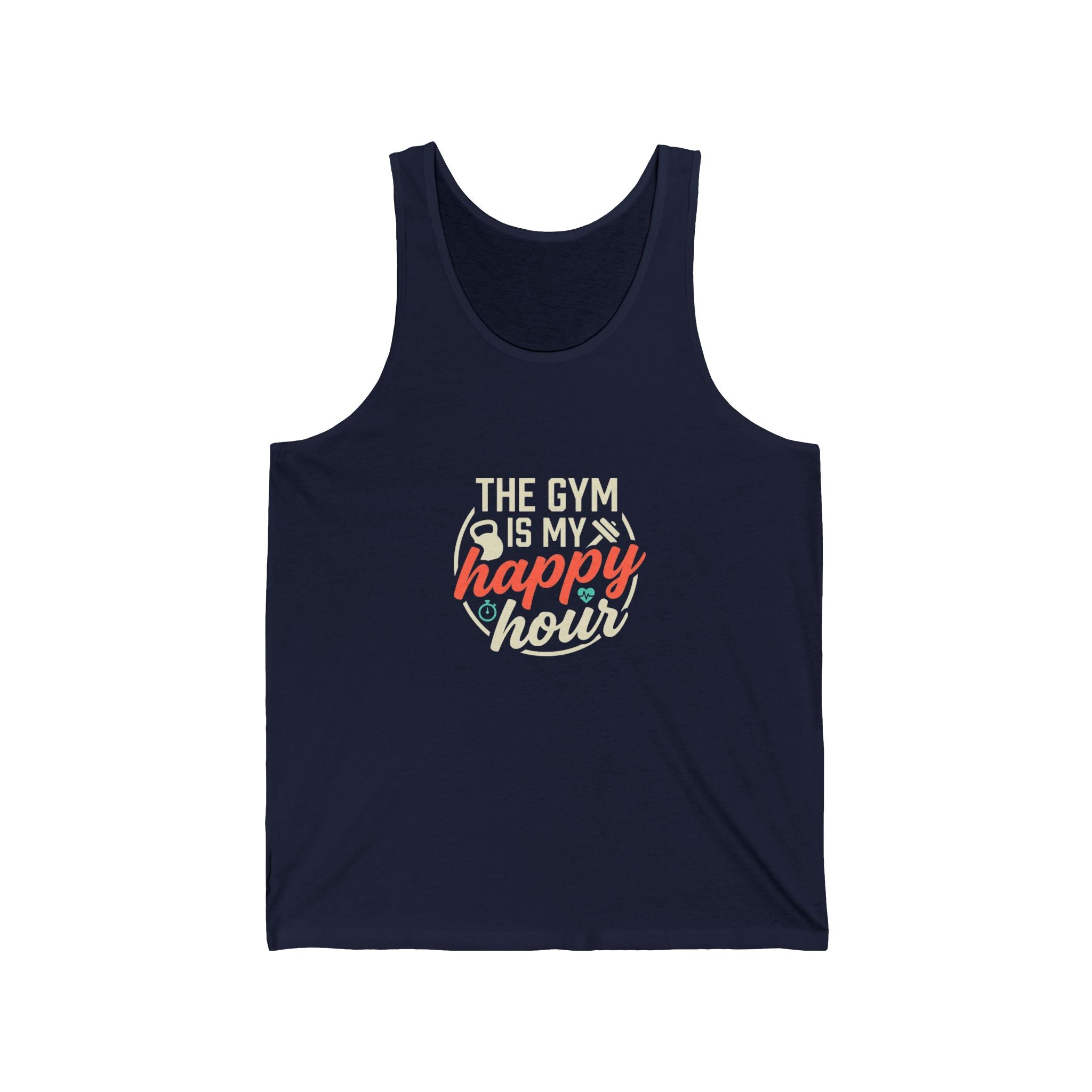 The Gym is My Happy Hour Unisex Jersey Tank