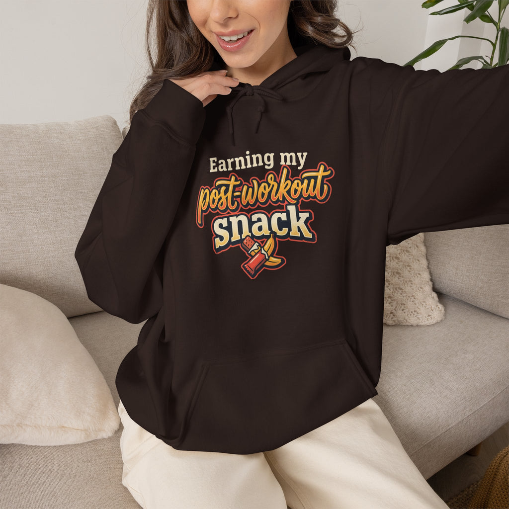 Earning My Post-Workout Snack Unisex Heavy Blend™ Hooded Sweatshirt