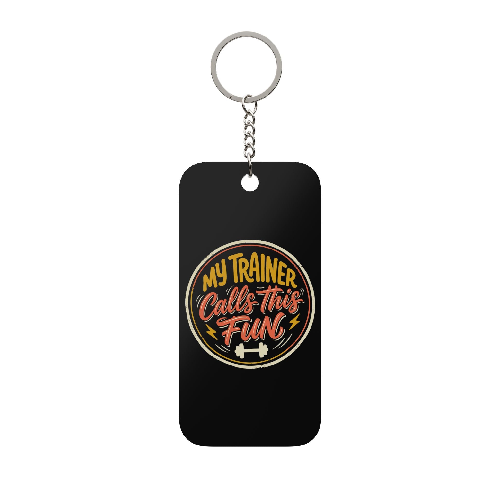 My Trainer Calls This Fun Double-Sided Keychain Charm