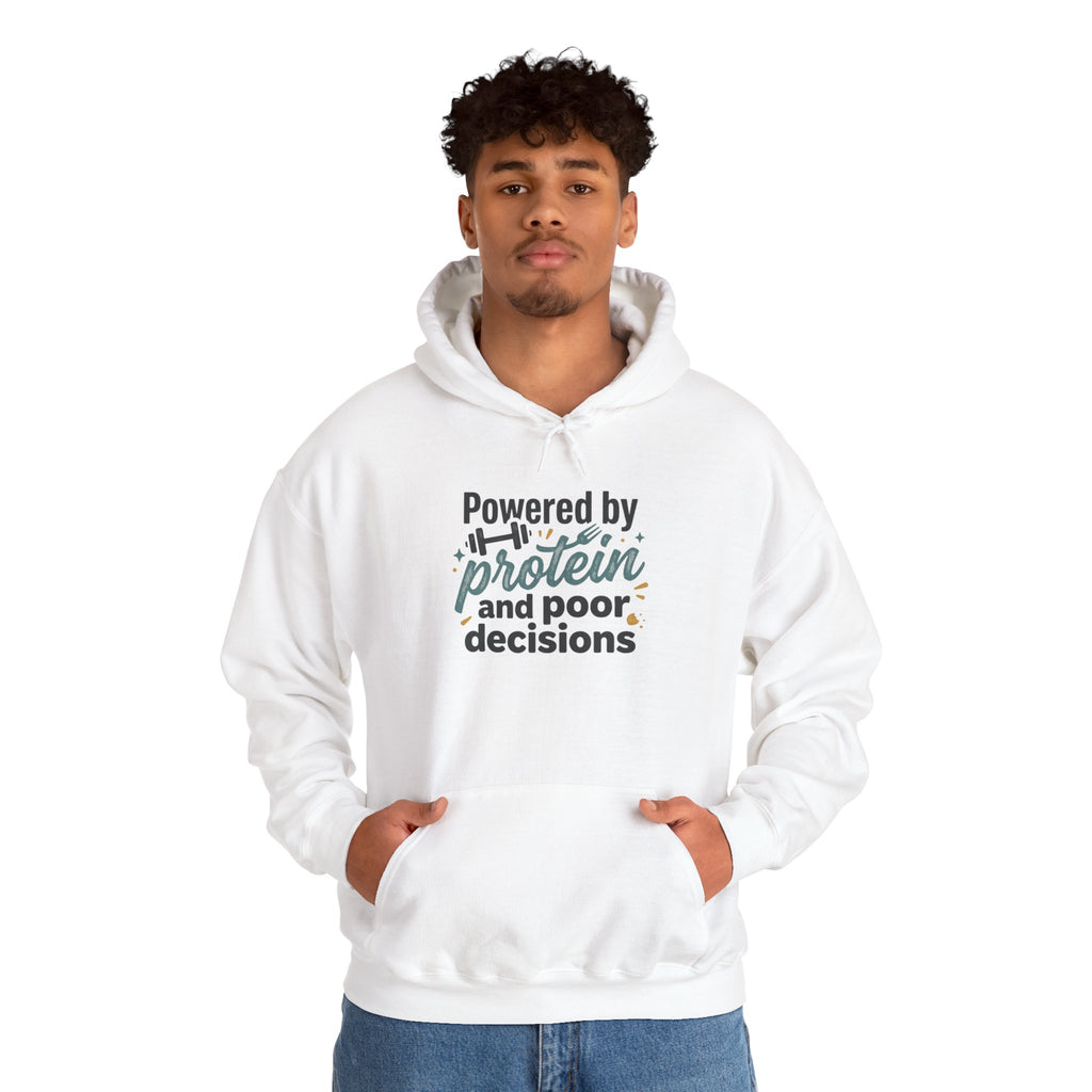 Powered by Protein Unisex Heavy Blend™ Hooded Sweatshirt