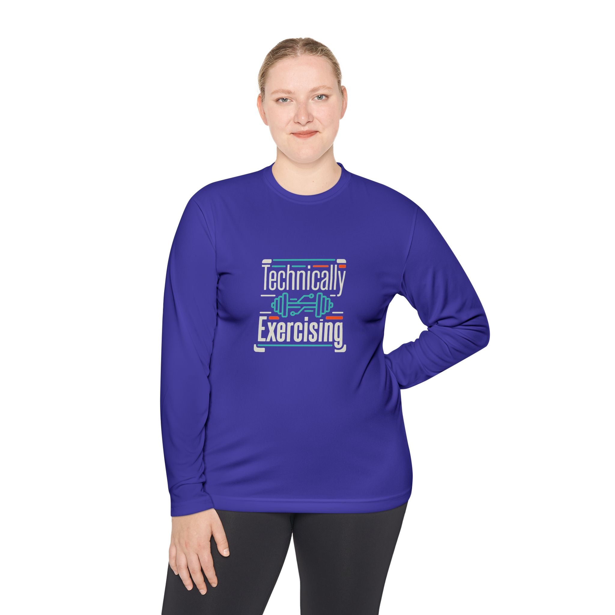 Technically Exercising Unisex Lightweight Long Sleeve Tee