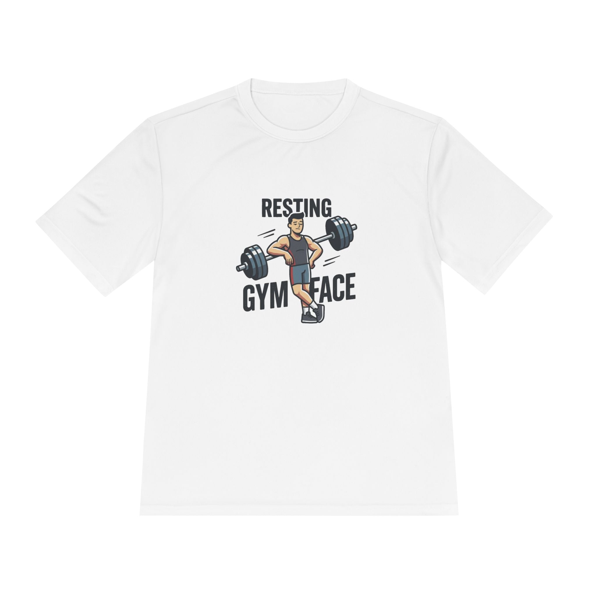 Resting Gym Face Unisex Moisture Wicking Tee