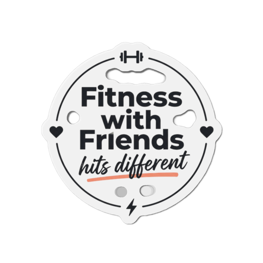 Fitness with Friends Die-Cut Magnets
