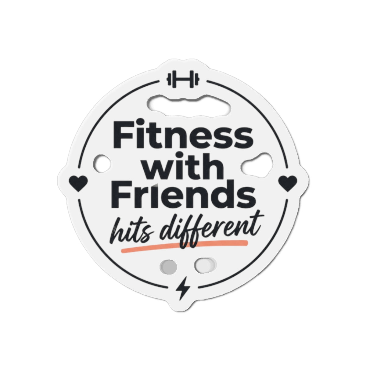 Fitness with Friends Die-Cut Magnets