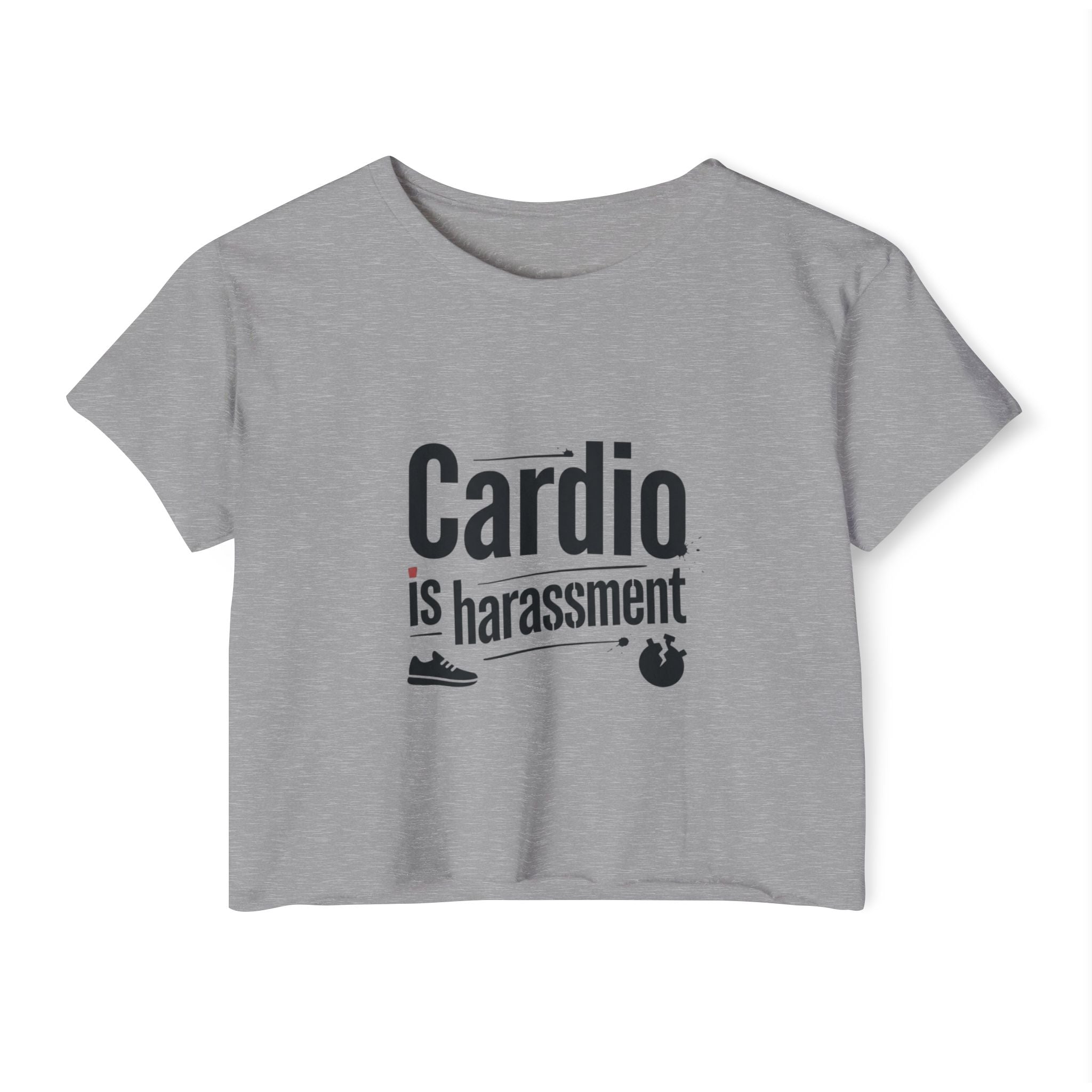 Cardio is Harassment Women's Festival Crop Top