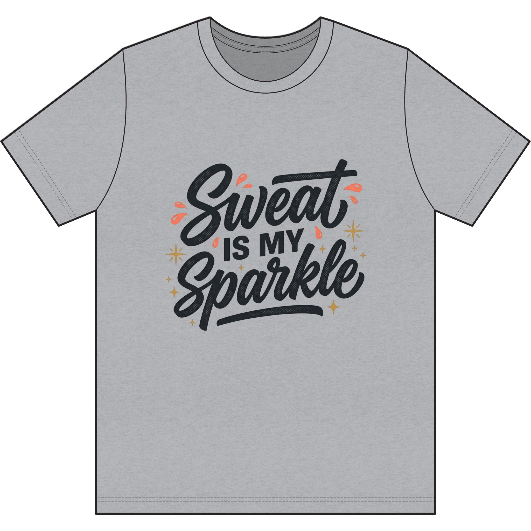 Sweat is My Sparkle Dri-Power 100% Polyester T-Shirt