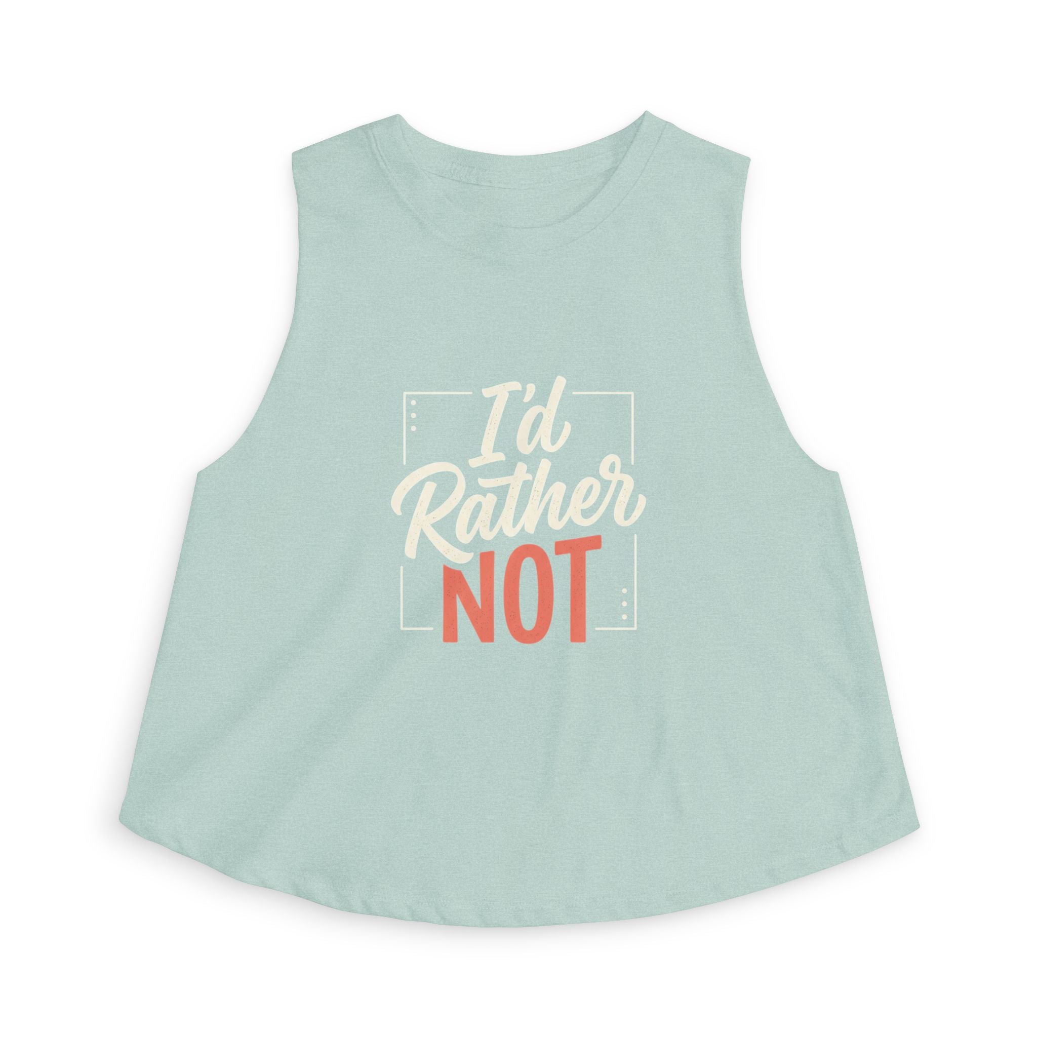 I'd Rather Not Women's Crop Top