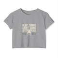 Heavy Things Aren't Going to Lift Themselves Women's Festival Crop Top