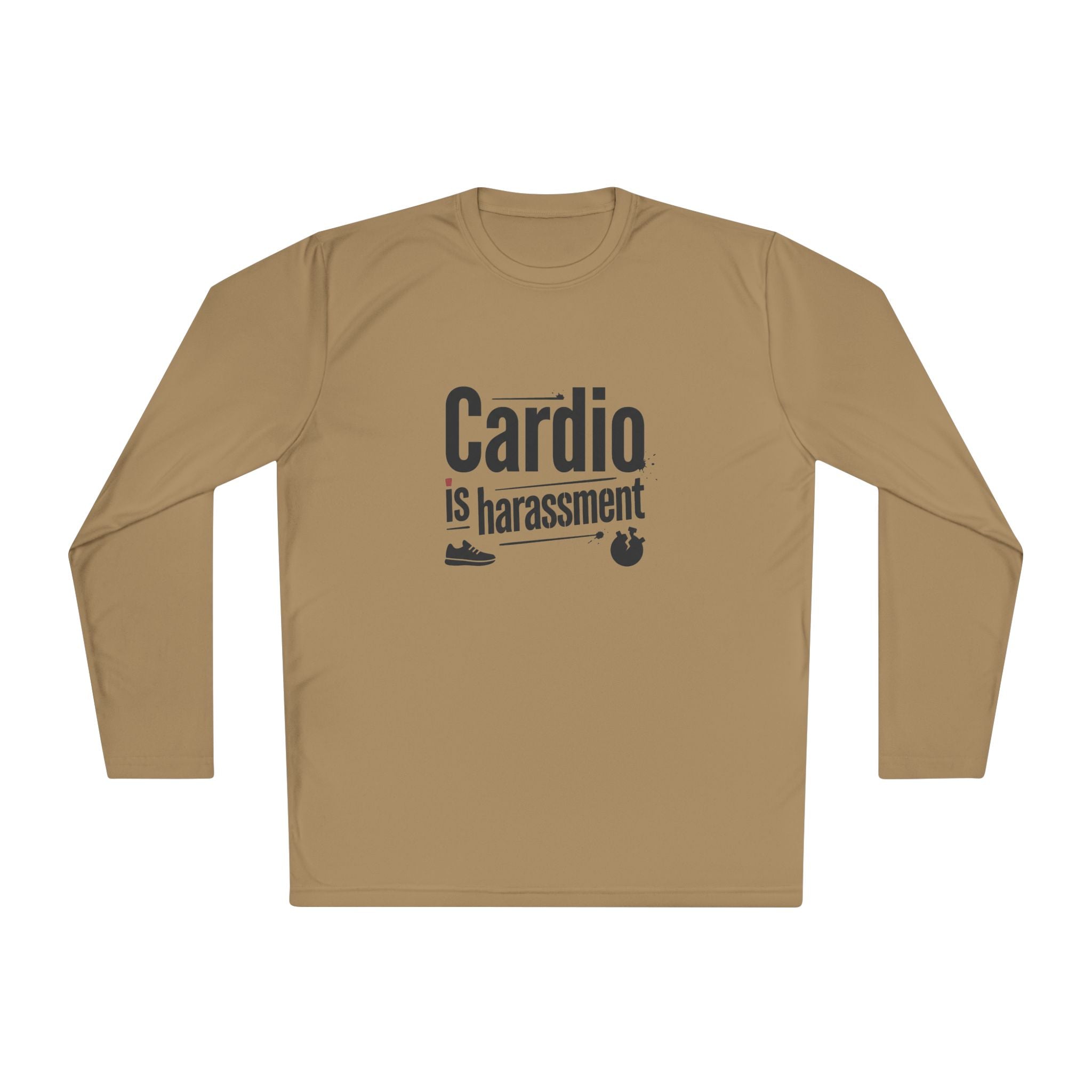 Cardio is Harassment Unisex Lightweight Long Sleeve Tee