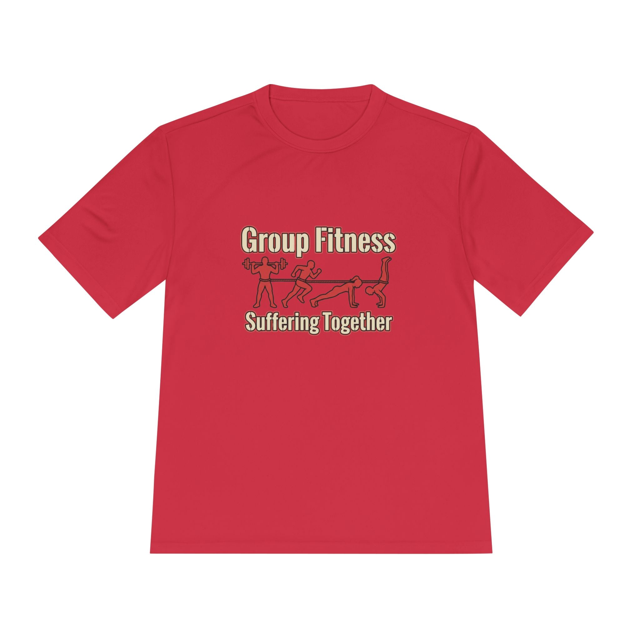 Group Fitness Suffering Together Unisex Moisture Wicking Tee