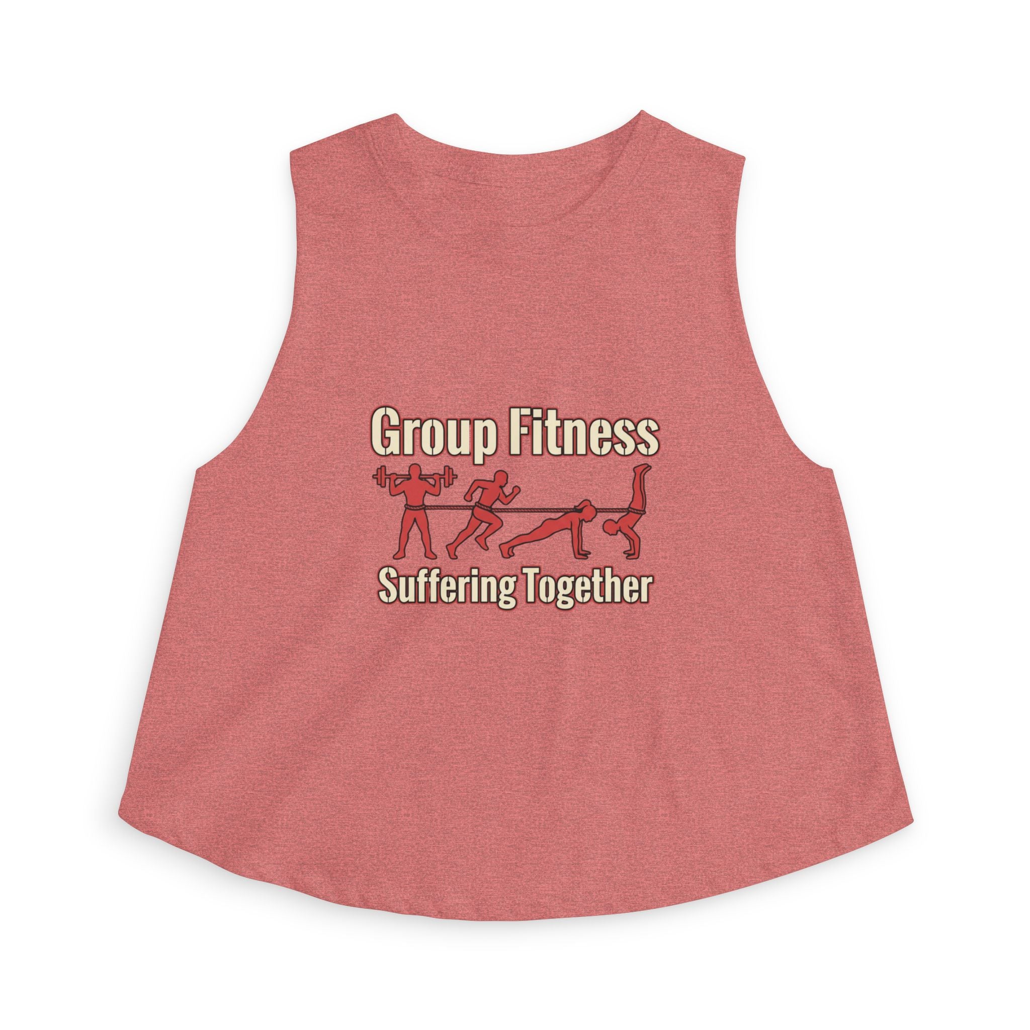 Group Fitness Suffering Together Women's Crop Top