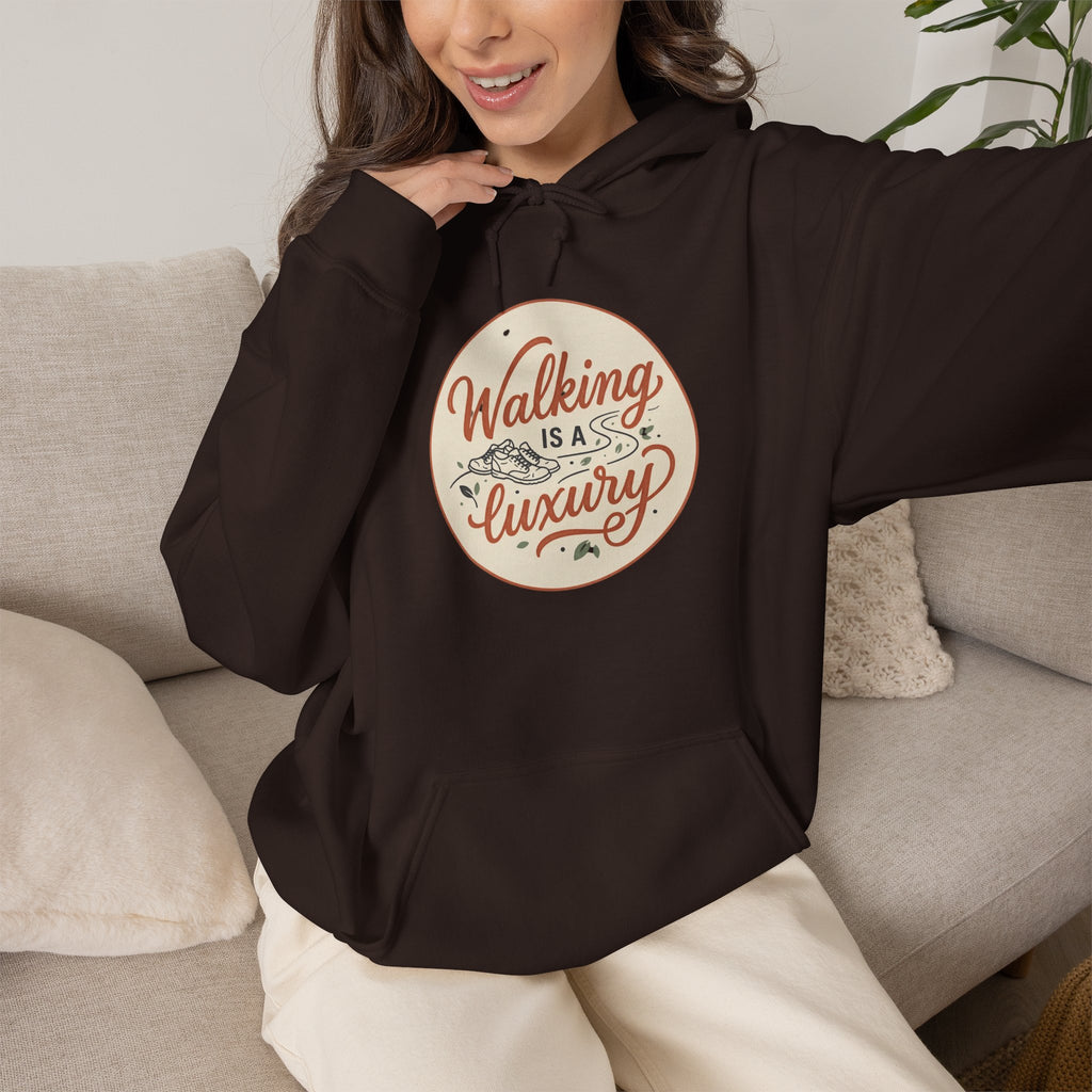 Walking is a Luxury Unisex Heavy Blend™ Hooded Sweatshirt