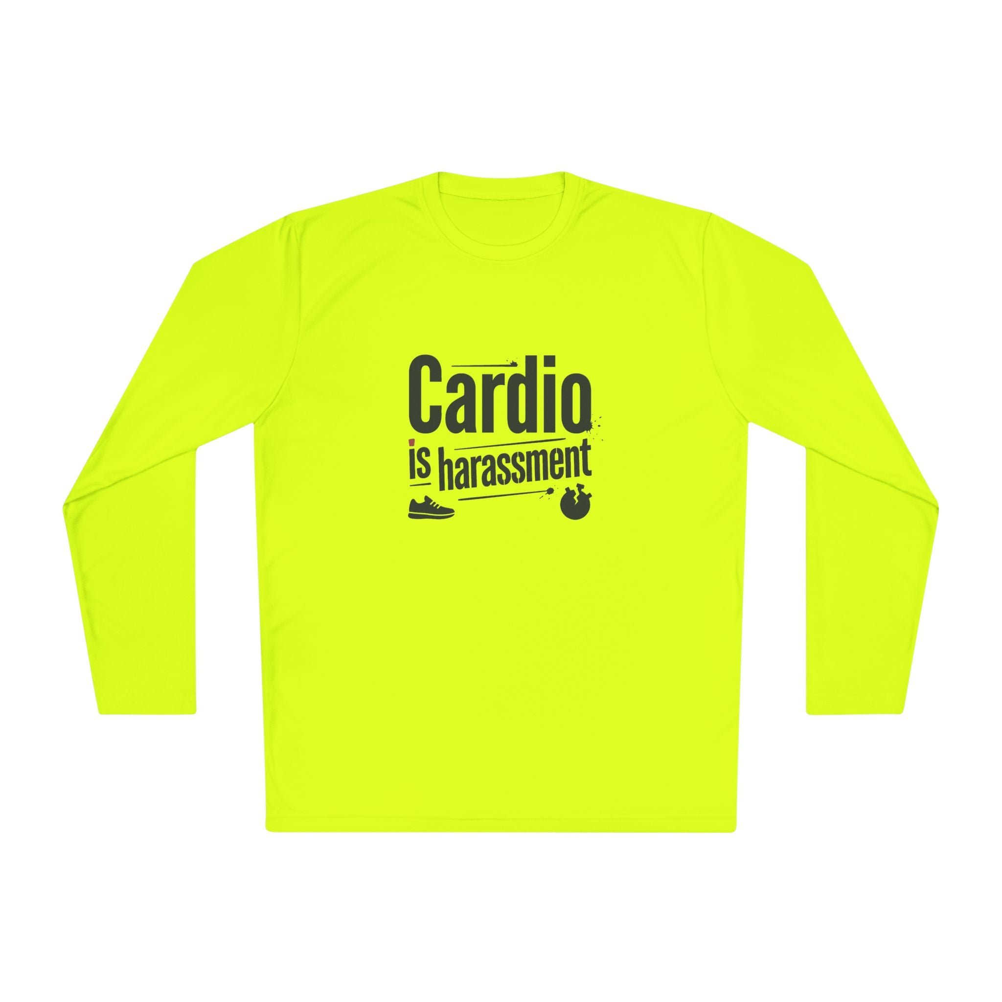 Cardio is Harassment Unisex Lightweight Long Sleeve Tee