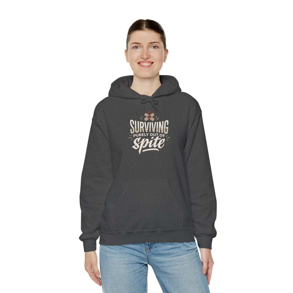 Surviving Purely Out of Spite Unisex Heavy Blend™ Hooded Sweatshirt