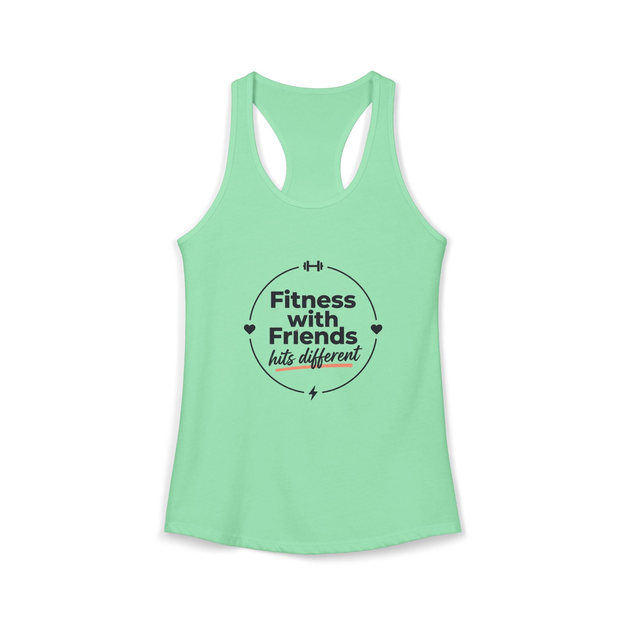 Fitness With Friends Women's Ideal Racerback Tank