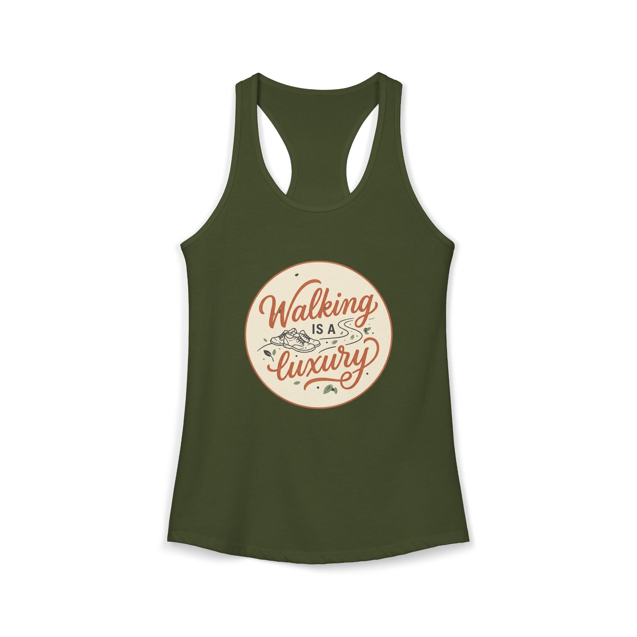 Walking is a Luxury Women's Ideal Racerback Tank