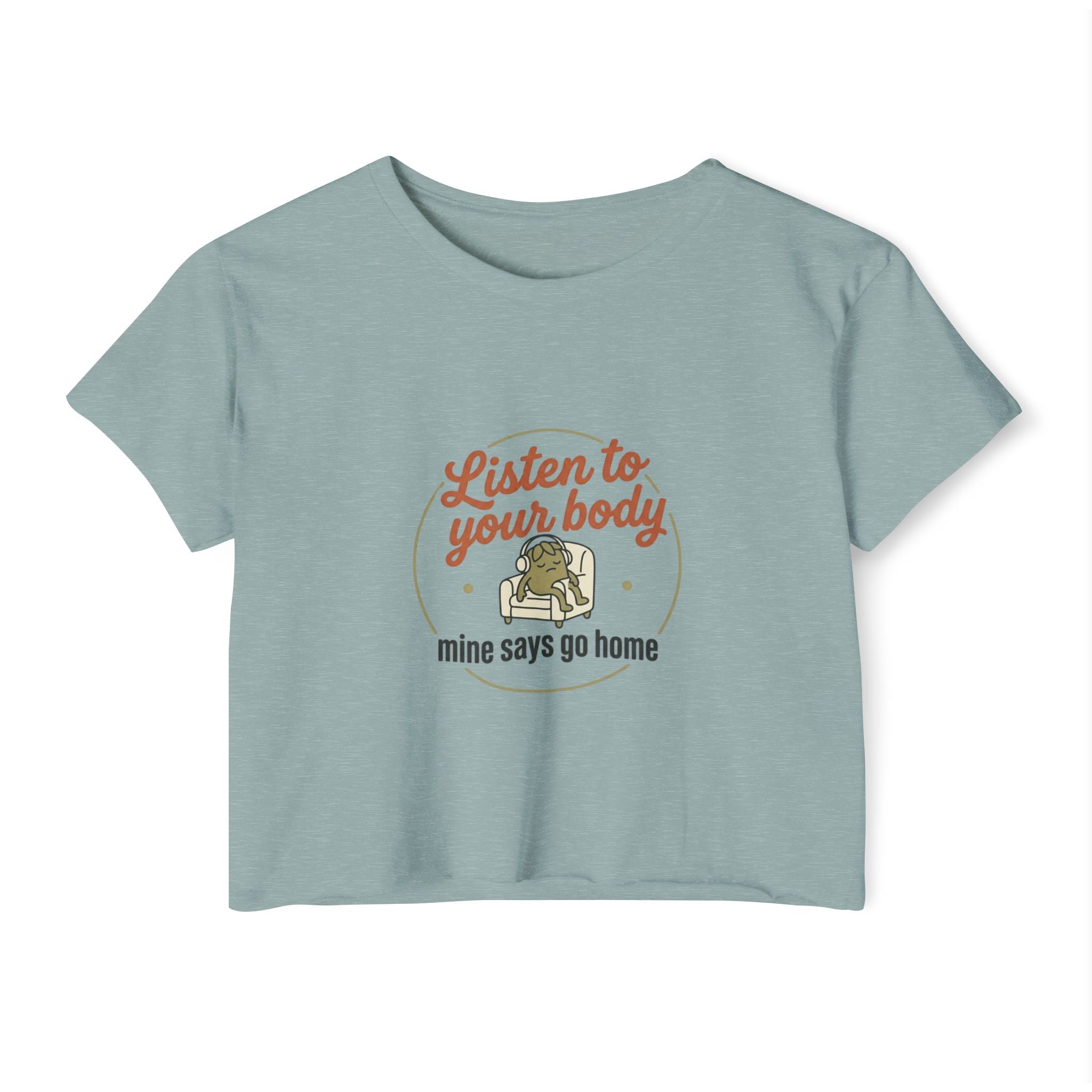 Listen to Your Body Women's Festival Crop Top