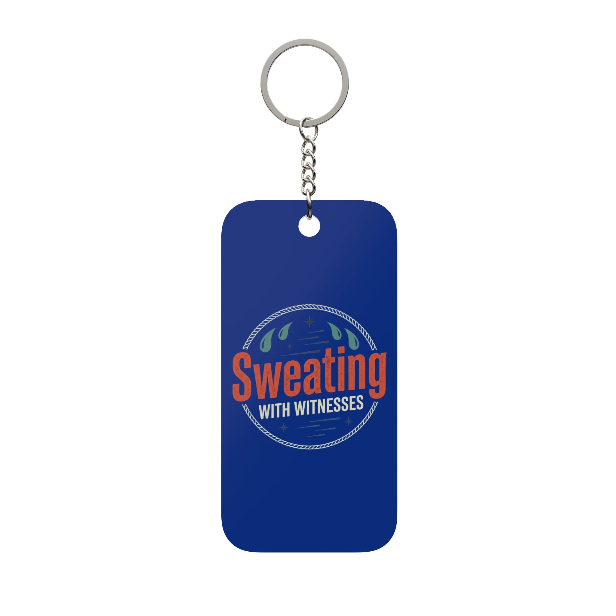 Sweating with Witnesses Double-Sided Keychain Charm