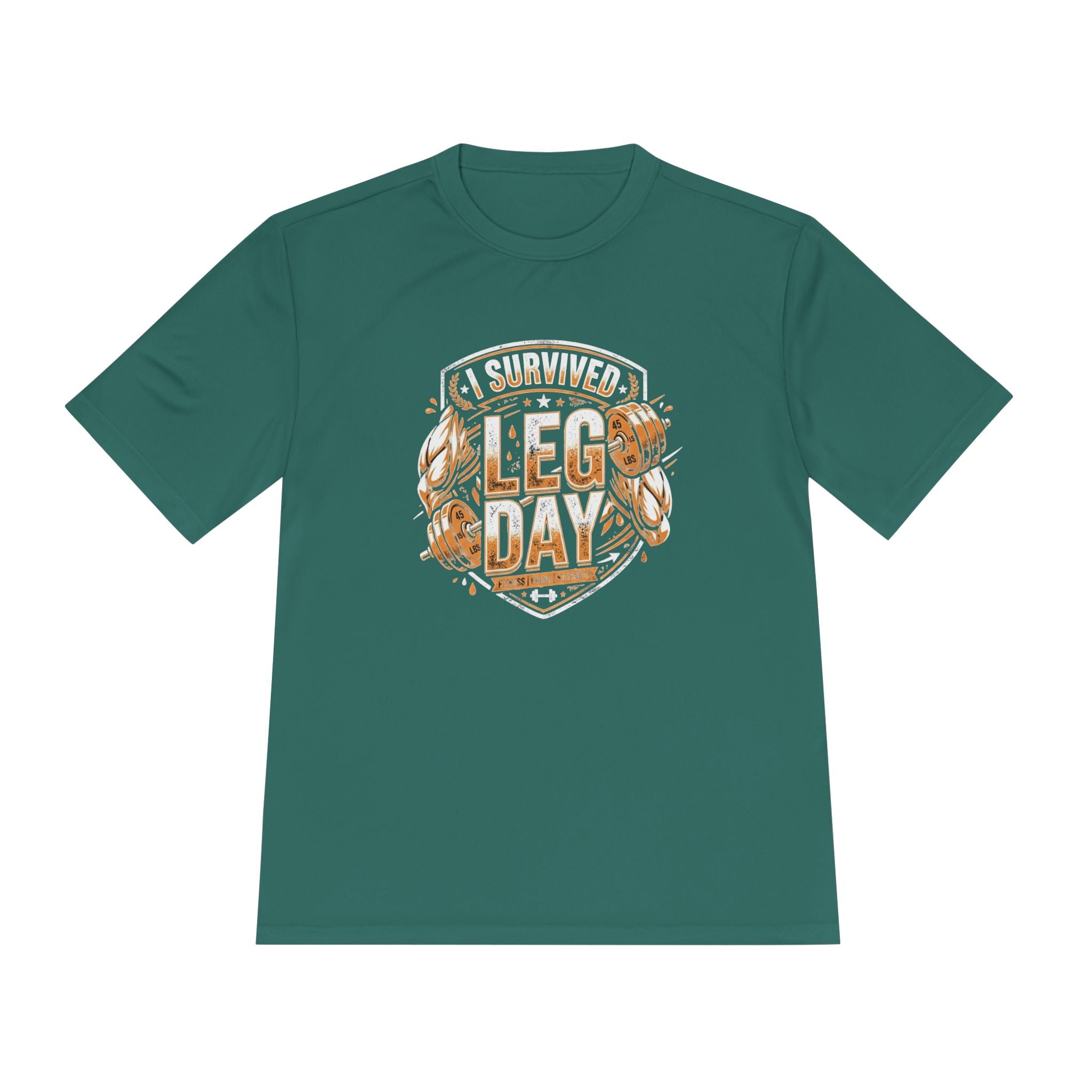 I Survived Leg Day Unisex Moisture Wicking Tee
