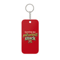 Earning My Post-Workout Snack Double-Sided Keychain Charm