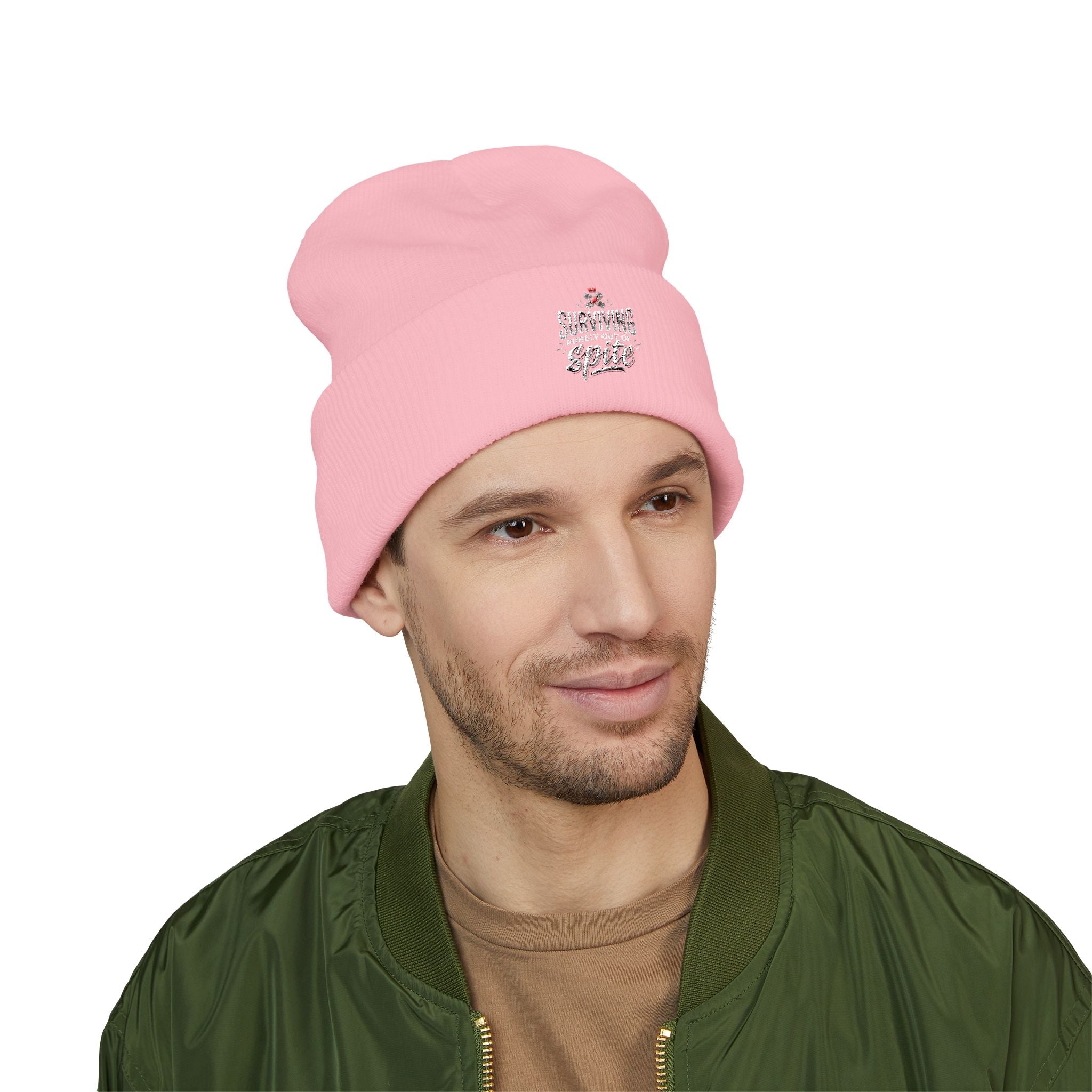 Surviving Purely Out of Spite Classic Cuffed Beanie (Embroidery)